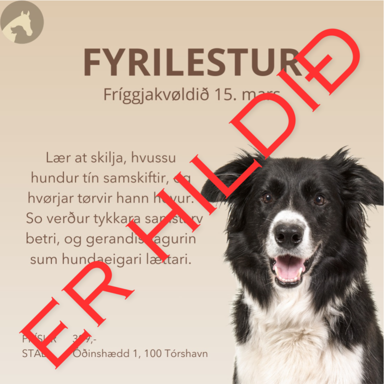 Fyrilestur við Helene Grode 15. mars