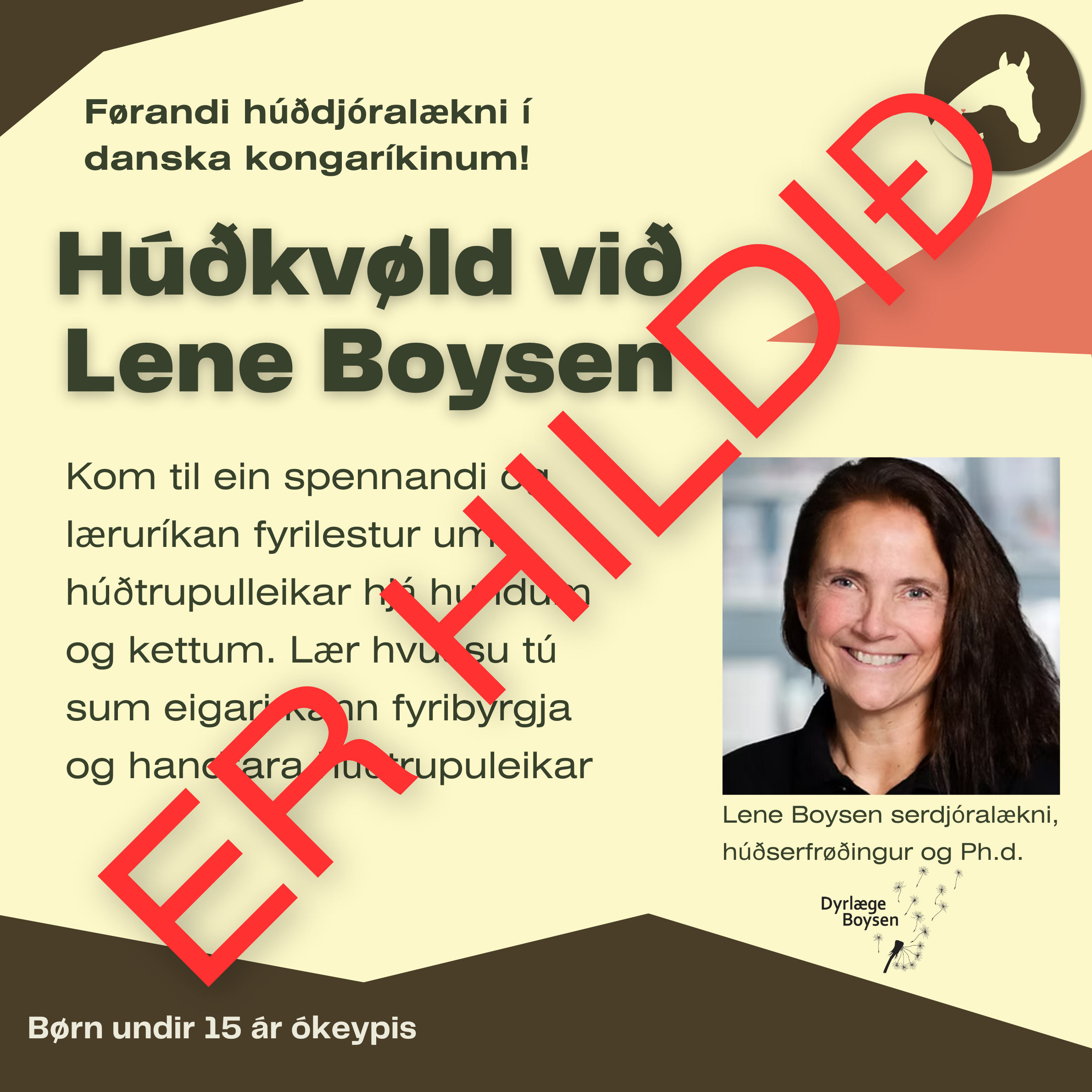 Húðkvøld við Lene Boysen - 30. mai 2025