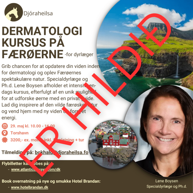 Dermatologikursus for Dyrlæger - 29. maj 2025