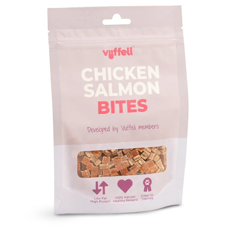 Soft treats: Chicken Salmon bites