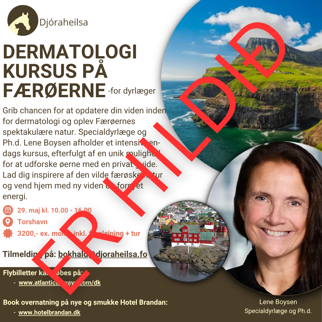 Dermatologikursus for Dyrlæger