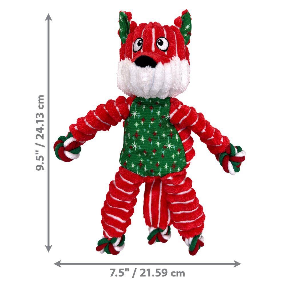 KONG Holiday Floppyknots Fox S/M