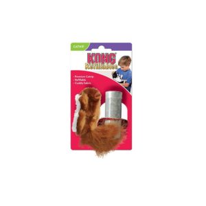 KONG Refillable Catnip Squirrel 10x5x2 cm.