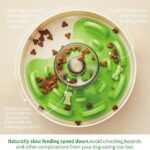 SPIN Interactive Feeder UFO Maze with Twister, Green
